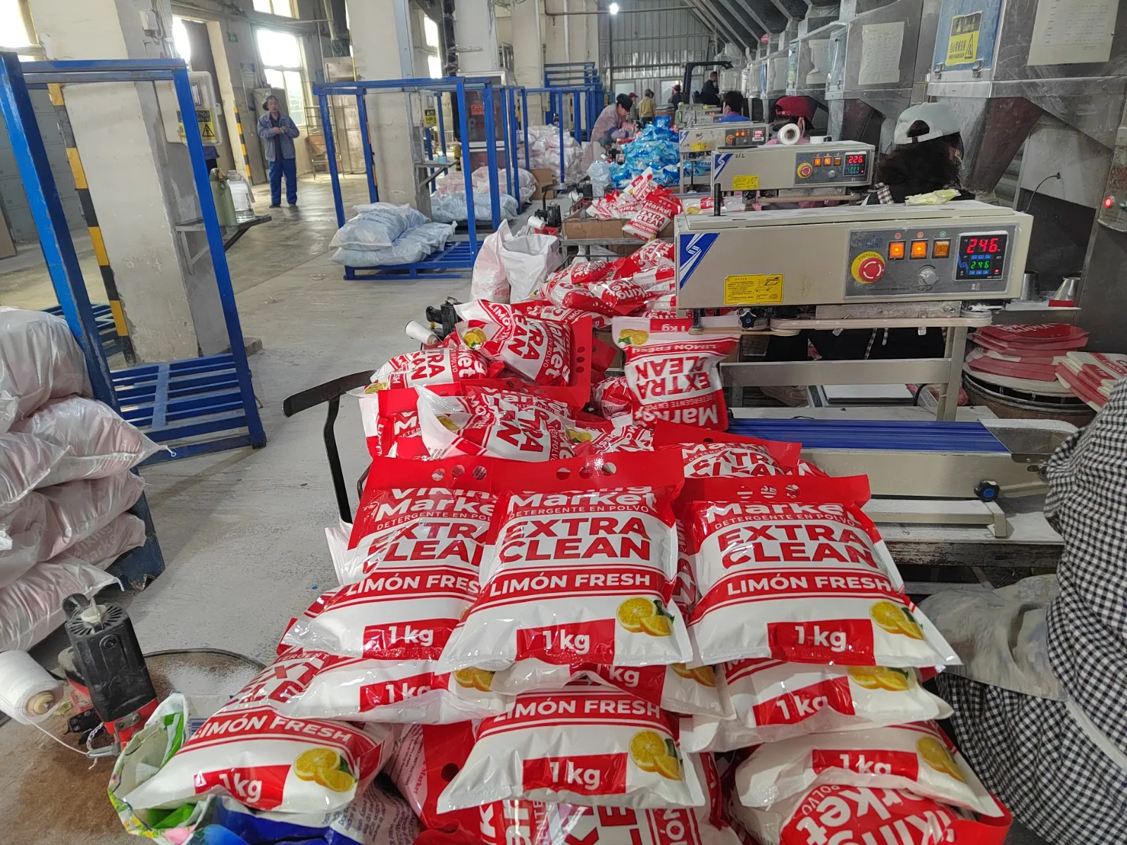 Packing line at the factory