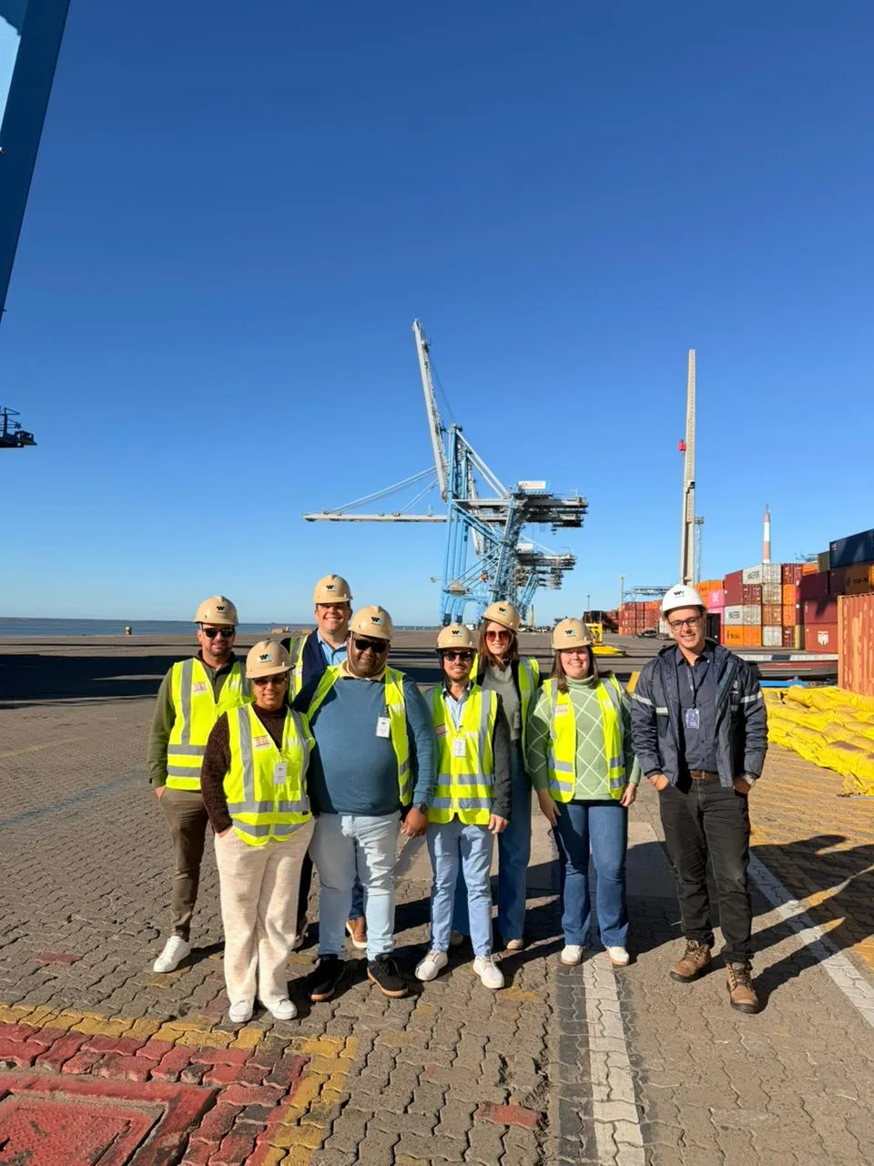 Our team on the ground at the port