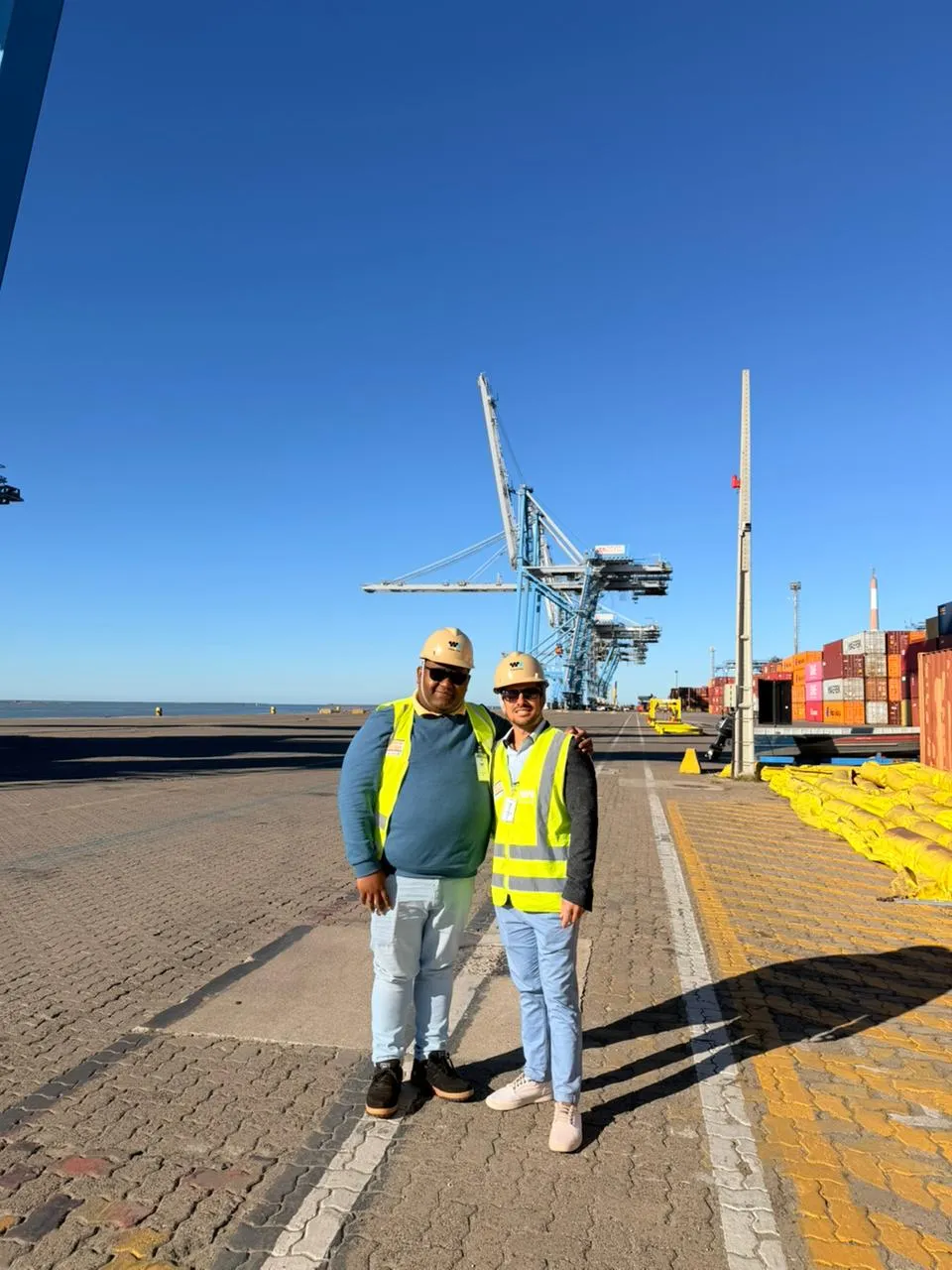 Our team on the ground at the port