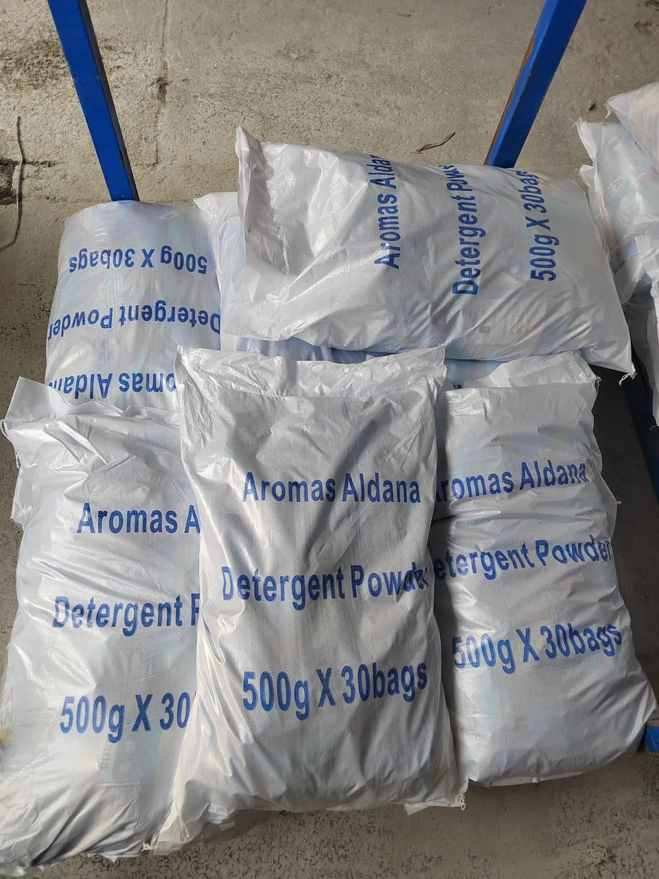 Bagged product prepared for shipment